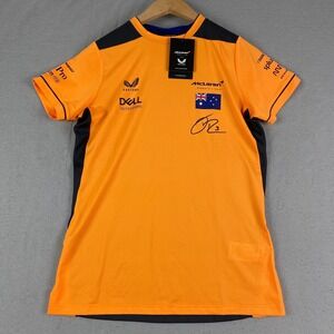 Castore F1 McLaren womens Set up t shirt Officially Licensed Set Up Tee US 8 NWT